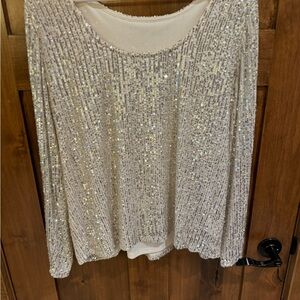 Sequin top